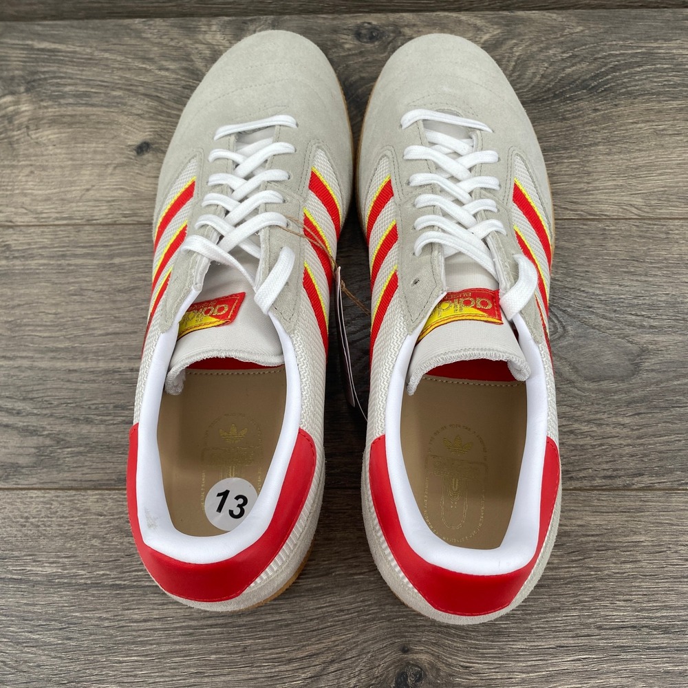Adidas Busenitz Vintage Men's Size 13 Casual Skateboarding Shoes Grey Red Yellow - Picture 13 of 16